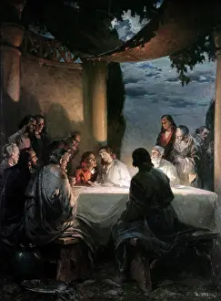 Christianity Religious Symbols Prints: The Last Supper L. Jambor
