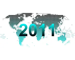 Framed Print : 2011 World Map Print Framed Print : 2011 World Map Print