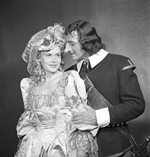 Black And White Vintage Photo Prints: In the 1940s. Actors Birgit Tengroth