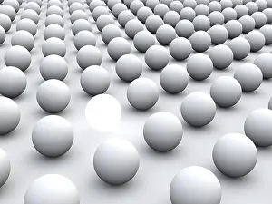 Individuality Symbol Prints: 3D concept rendering to represent individuality and uniqueness