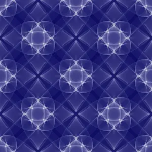 Decorative Wallpaper Pattern Prints: 3D effect seamless background, wallpaper decoration pattern