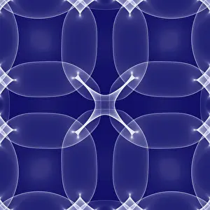 Seamless Decoration Effect Prints: 3D effect seamless background, wallpaper decoration pattern