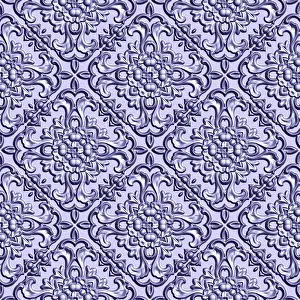 Empty Room Backgrounds Prints: 3D effect seamless background, wallpaper decoration pattern