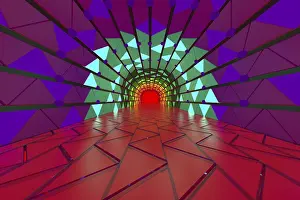 Abstract 3d Backgrounds Prints: 3d rendering of backgrounds abstract