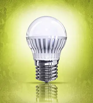 Energy Saving Lamp Prints: 3D rendering of a energy saving lamp
