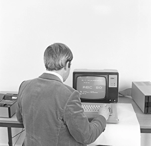 Educational Institution Equipment Prints: ABC 80. Advanced Basic Computer 80 was a personal computer engineered by the Swedish corporation Dataindustrier