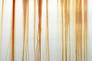 Deserted Structure Pattern Prints: Abstract Background Texture of White Paint Stained with Rust