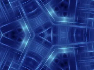 Modern Architecture Image Prints: Abstract blue background