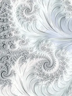 Abstract Fractal Background Prints: Abstract colourful background - computer-generated image