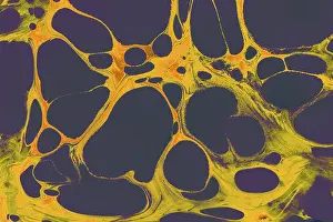 Ebru Marbling Art Prints: Abstract creative marble pattern with spots