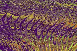 Creative Fabric Texture Prints: Abstract creative marbling pattern for fabric
