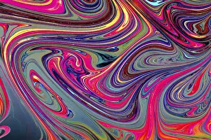Creative Fabric Design Prints: Abstract creative marbling pattern for fabric
