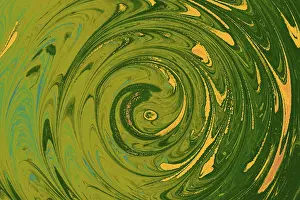 Abstract Artwork Design Prints: Abstract creative marbling pattern for fabric