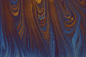 Abstract Marbling Pattern Prints: Abstract creative marbling pattern for fabric