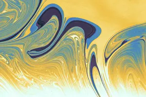 Marbled Background Image Prints: Abstract creative marbling pattern templat for fabric