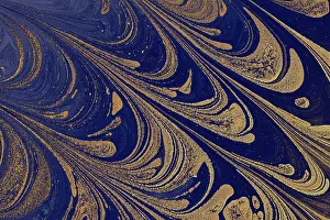 Full Frame Graphic Design Prints: Abstract creative marbling pattern templat for fabric
