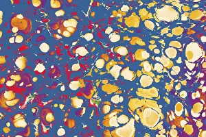 Abstract Artwork Background Prints: Abstract creative marbling pattern templat for fabric