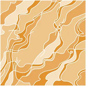 Prints of Abstract decorative Orange path structure, modern background Contemporary Art Prints: Abstract Orange Path Structure Print