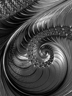 Decorative Digital Art Prints: Abstract fractal background - computer-generated image