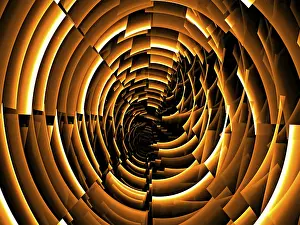 Computer Generated Artwork Prints: Abstract fractal background - computer-generated image