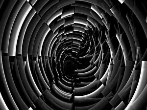 Digital Abstract Illustration Prints: Abstract Fractal Background Print - Digital Art