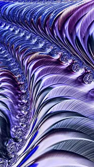 Abstract Fractal Background Prints: Abstract fractal background - computer-generated image