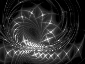 Abstract Fractal Background Prints: Abstract fractal background - computer-generated image