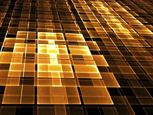 Abstract Fractal Background Prints: Abstract fractal background - computer-generated image