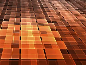 Digital Abstract Illustration Prints: Abstract Fractal Print - Computer-Generated Image