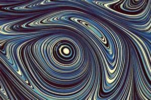 Fractal Computer Graphics Prints: Abstract geometic background - computer-generated image