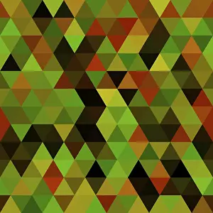 Colorful Geometric Background Prints: Abstract geometric pattern - computer-generated image