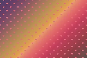 Abstract Art Prints: Abstract Heart Pattern Print for Fabric and Tile Design