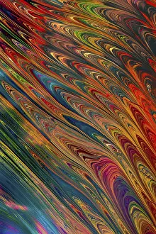 Full Frame Background Image Prints: Abstract marbling art patterns as background