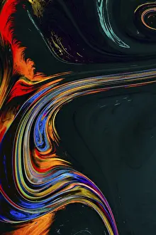 No People Background Graphic Prints: Abstract marbling art patterns as background