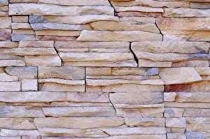 Deserted Rocky Landscape Photo Prints: Abstract rock wall background pattern