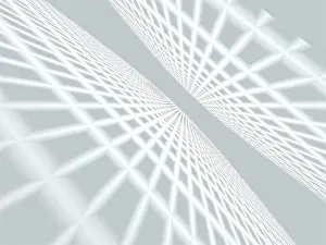 Contemporary Abstract Design Prints: Abstract simple white tech background - computer-generated image