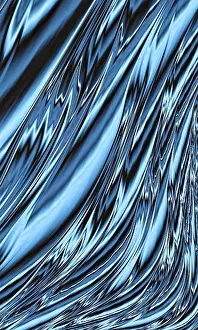 Computer Generated Texture Prints: Abstract waves and folds - computer-generated image