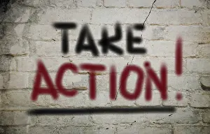Symbolic Representation Prints: Take Action Concept