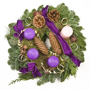 Advent Wreath Prints: Advent wreath