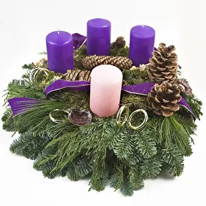 Christmasy Decor Prints: Advent wreath