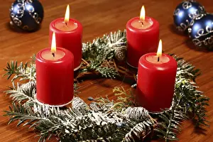 Christian Tradition Prints: Advent wreath