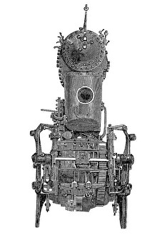 Aeronautical Navigation Device Print, 1869