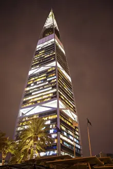 Deserted High Rise Building Prints: Al Faisaliyah Centre skyscraper