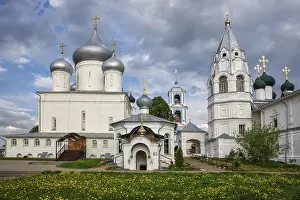 Deserted Abbey In Europe Prints: All temples of Nikitsky Monastery