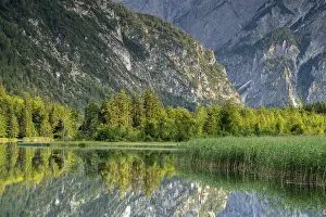 Mountain Lake Reflections Prints: Almsee with reflection, Grunau