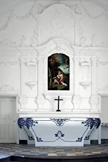 Embellished Sacral Building Prints: The Altar