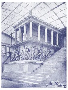 Famous Landmarks In Germany Prints: Altar of Zeus in the Pergamon Museum