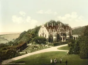 Old German Buildings Prints: Altenstein, Castle in Thuringia