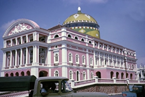 The Amazonas Theatre Print, Manaus, Brazil 1895