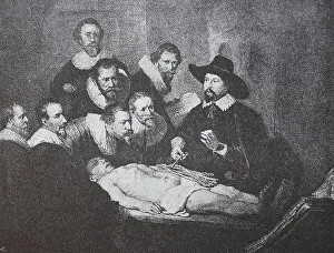 Rembrandt's Anatomical Lecture Print